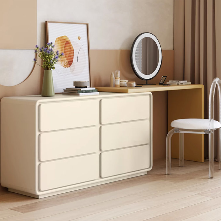 Vanity dresser 2025 with drawers